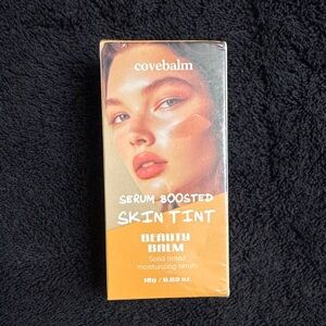 NIB Covebalm Serum Boosted Skin Tint - Peachy Orange Packaging